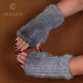 Reasonable price high-end half fur glove